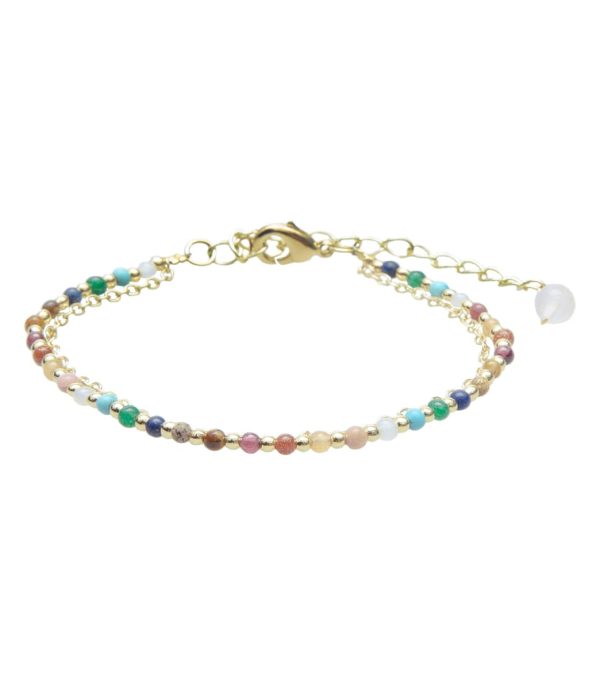 Lotus and Luna Master Healer Gold Healing Layered Bracelet For Discount - Image 4