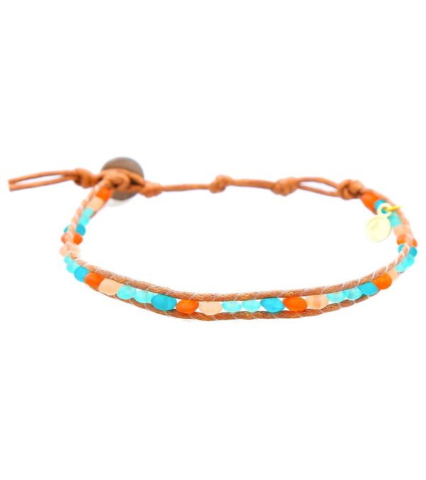 Lotus and Luna Anklet For Sale