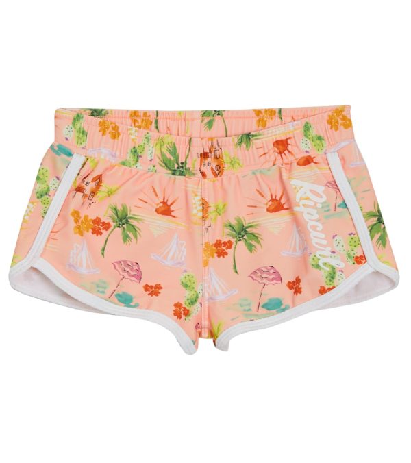 Rip Curl Girls  Vacation Club Board Shorts (Toddler, Little Kid) on Sale